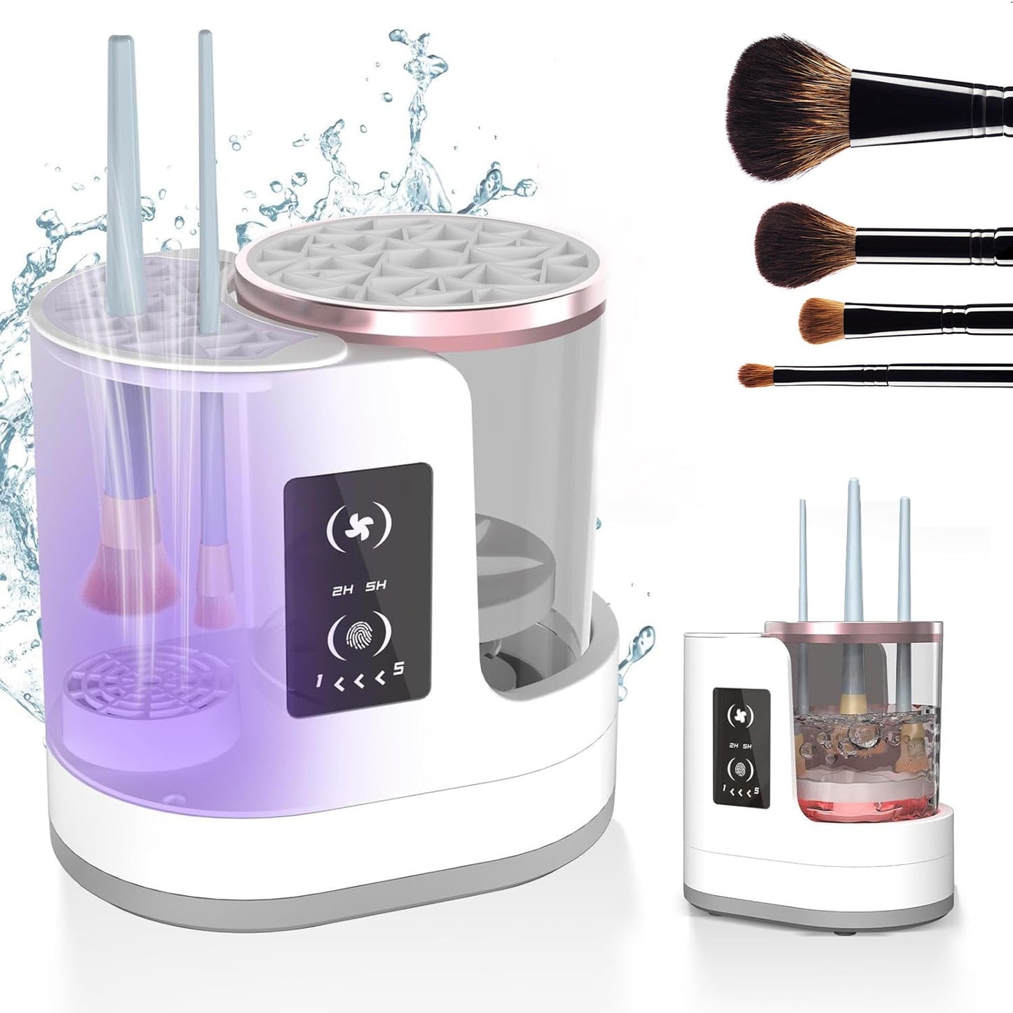 LUXEBRUSH DUO Electric Makeup Brush Cleaner – Perfectly Clean Brushes