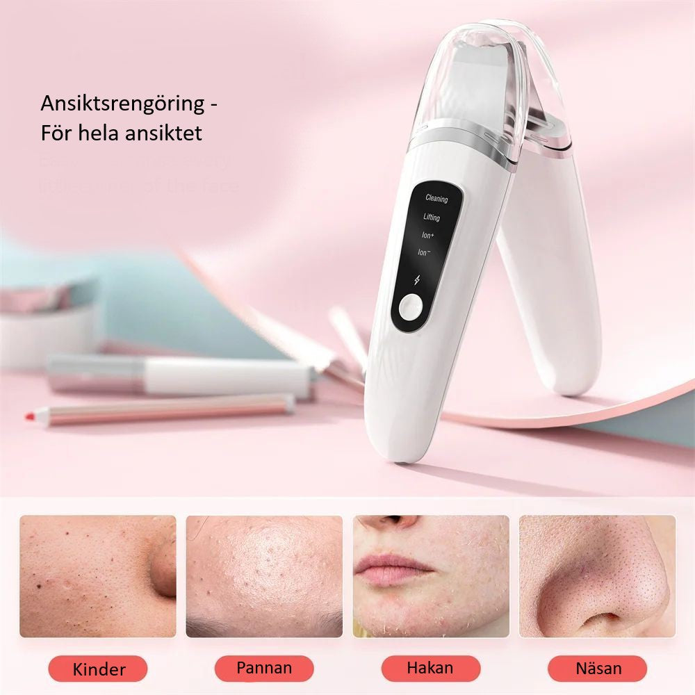 DERMAPULSE Ultrasonic Facial Scrub – Deep Cleansing & Skincare