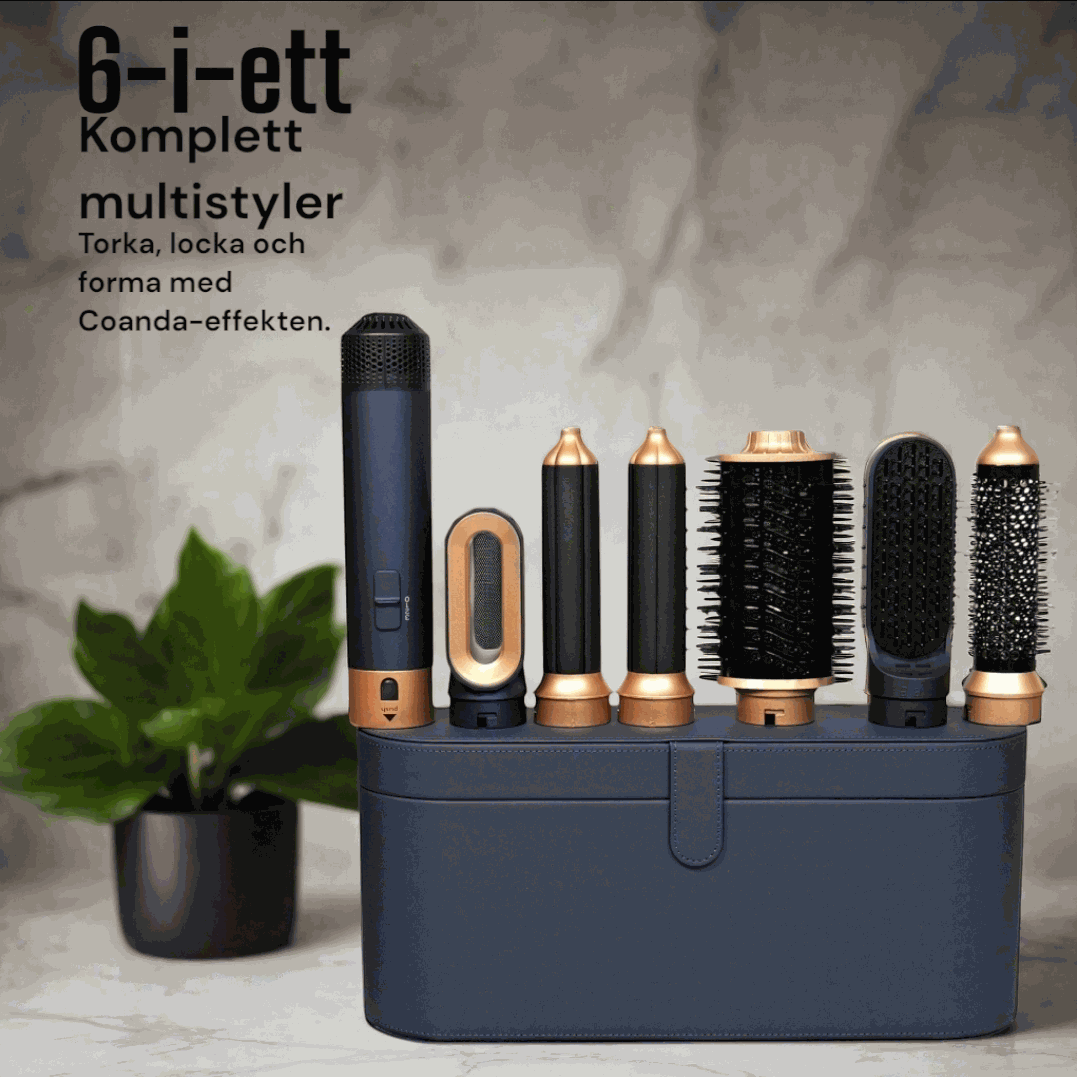 MULTISTYLER 6-in-1 Hair Styler – Hot Air Comb & Multi-Function Tools