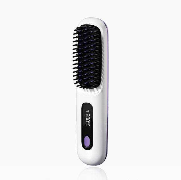 Cordless SILKTRESS hair styling brush for sleek, frizz-free hair.